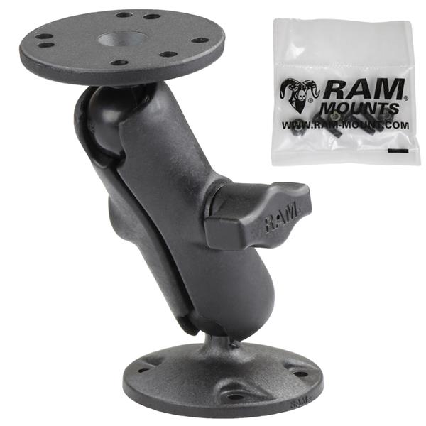 RAM Composite Double Ball Mount with Hardware for Garmin Striker