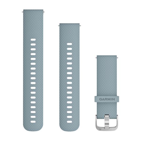 Garmin Quick Release Bands, two sizes included, Seafoam-Silver