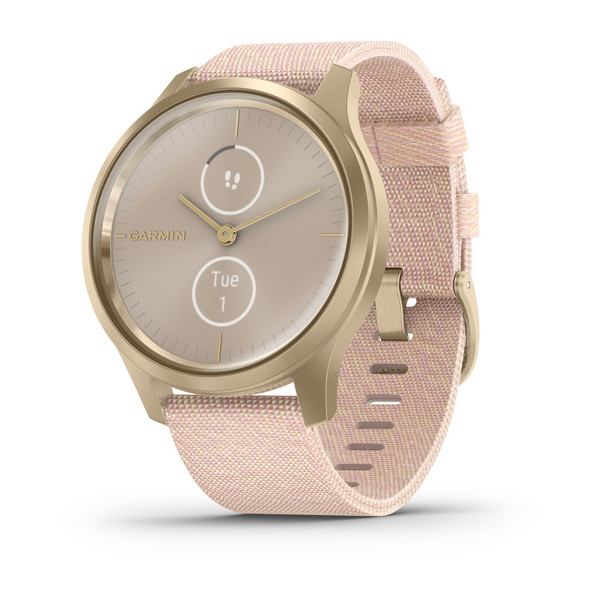 Garmin vivomove Style Smartwatch, Light Gold