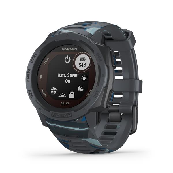 Garmin Instinct Solar Surf Multisport kella, Pipeline