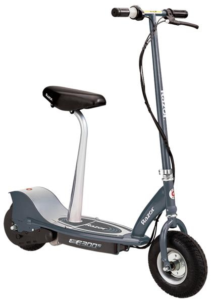 Razor E300S Electric Scooter, Matte Gray