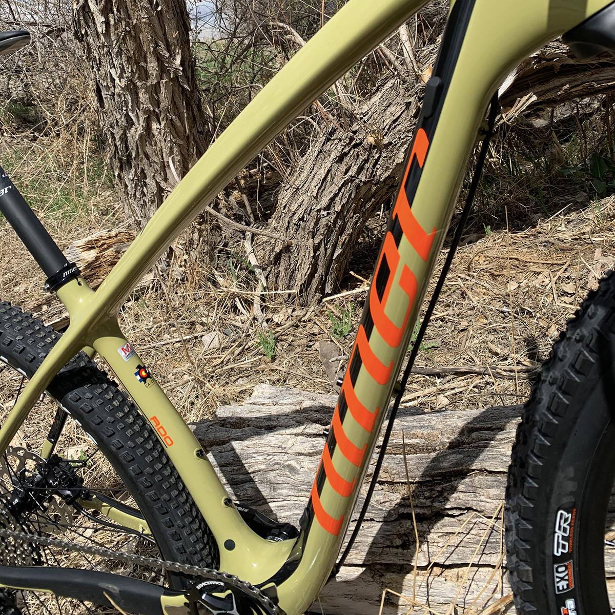 Niner AIR RDO 4-star dviratis, smėlio oranžinis, didelis