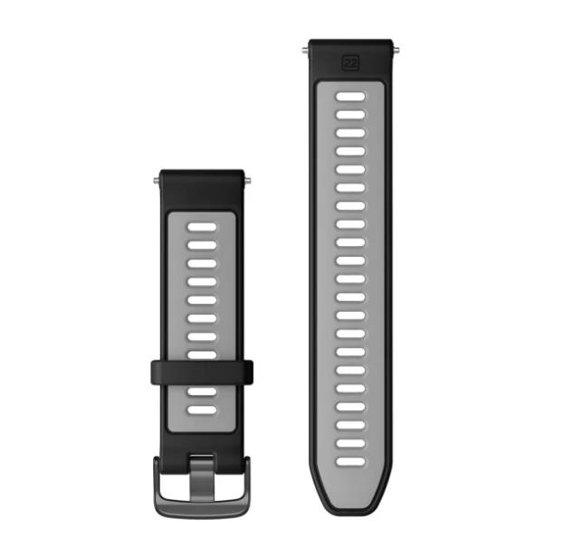 Garmin Forerunner 965 ремешок для часов, черный/серый, 22 мм