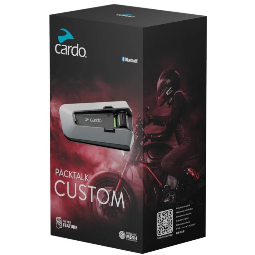 Cardo Packtalk Custom Single Мото гарнинтура