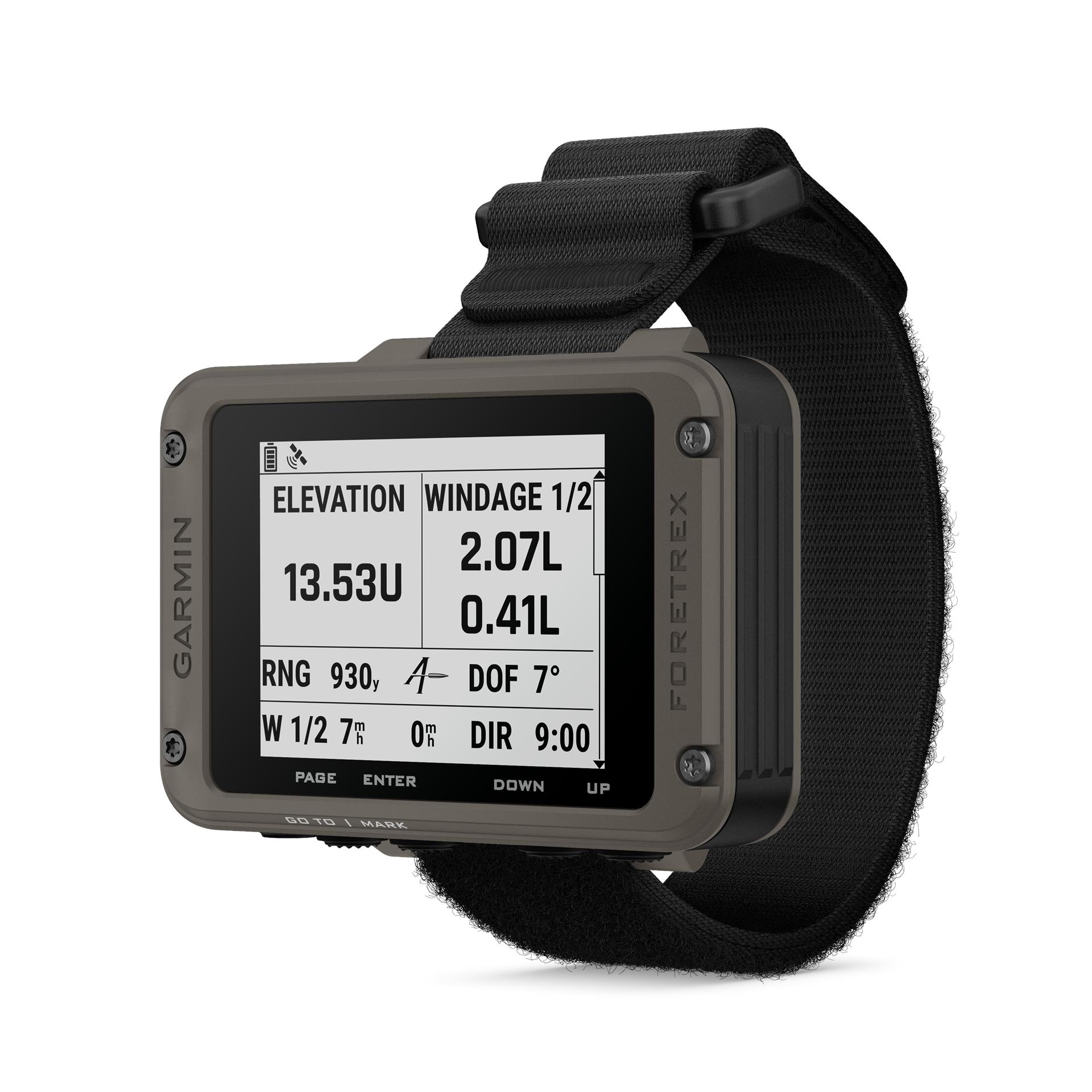 Garmin Foretrex 901 GPS navigācijas ierīce ar siksniņu, Ballistic Edition