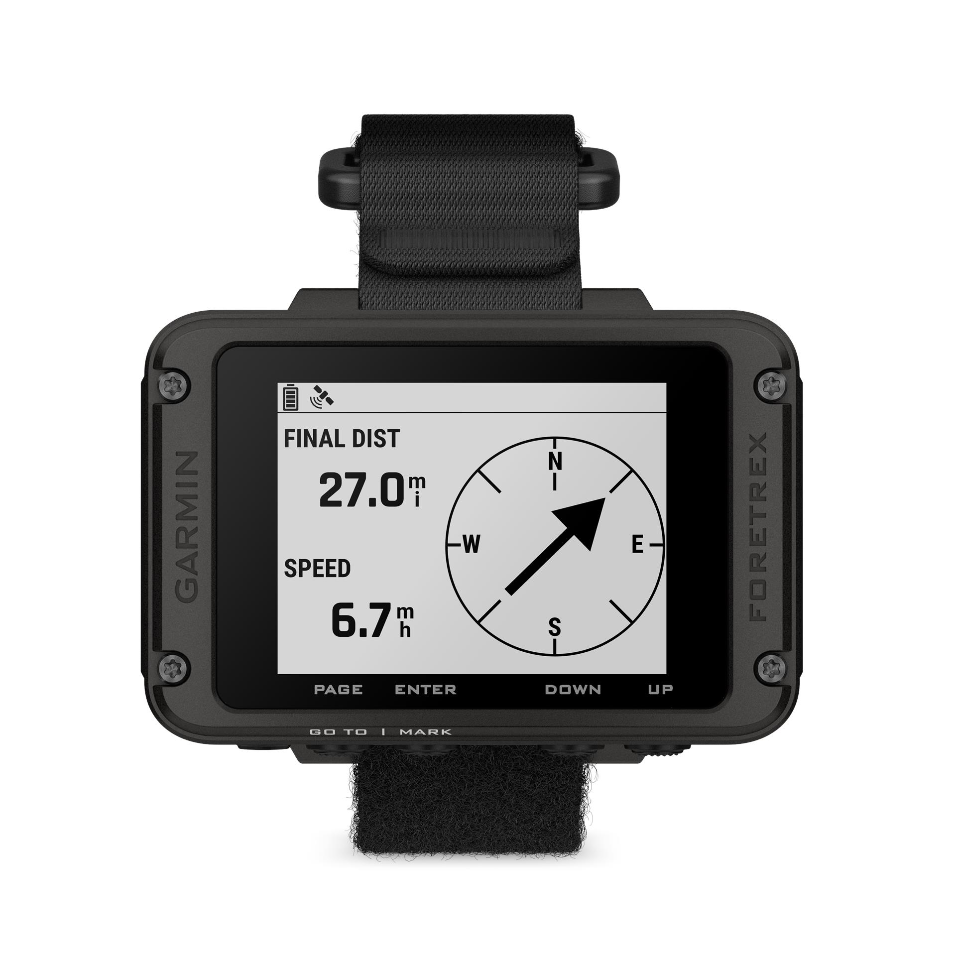 Garmin Foretrex 801 GPS-навигатор на запястье с ремешком