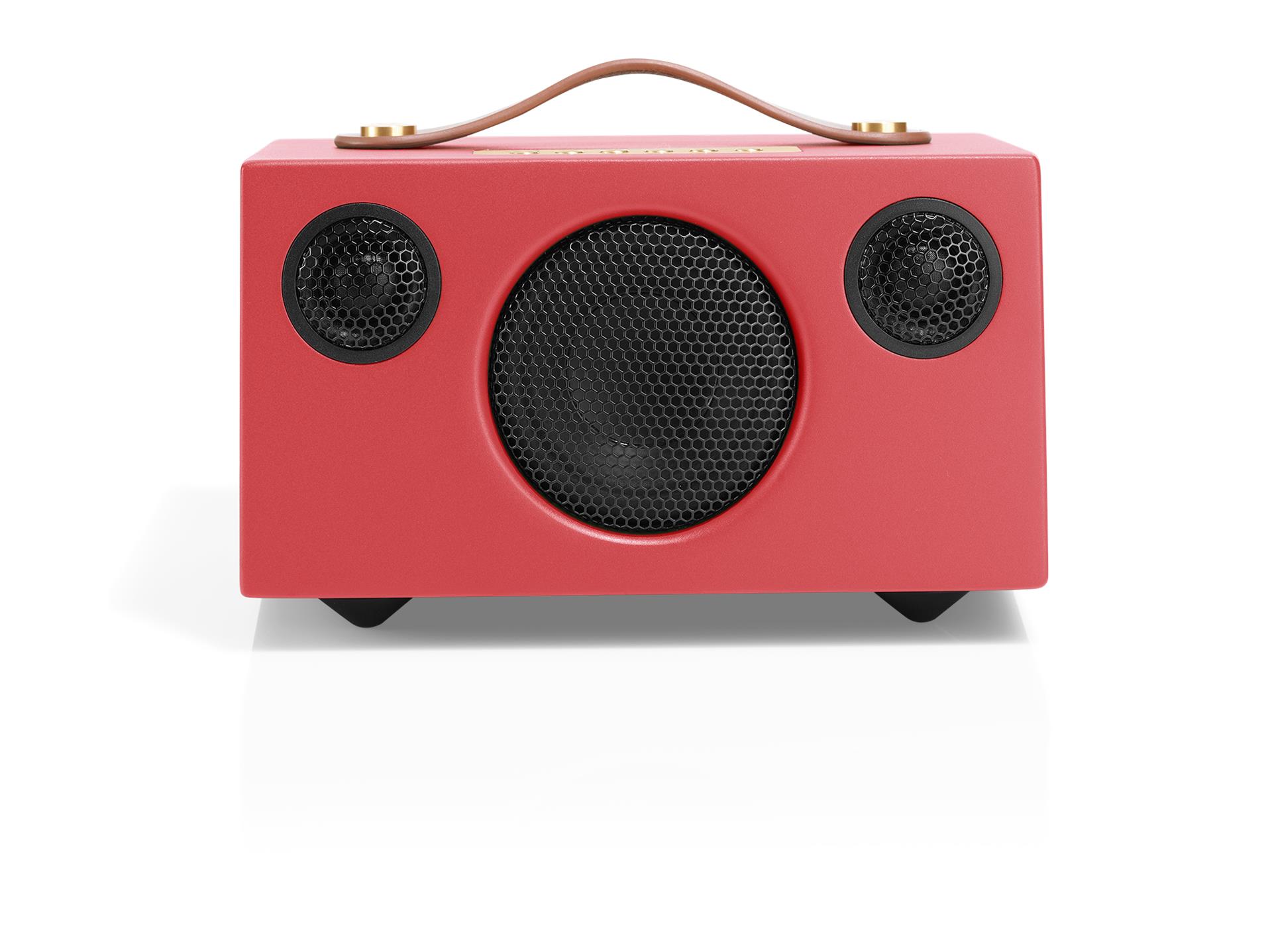 Audio Pro T3+ bezvadu Bluetooth skaļrunis, koraļļu krāsa