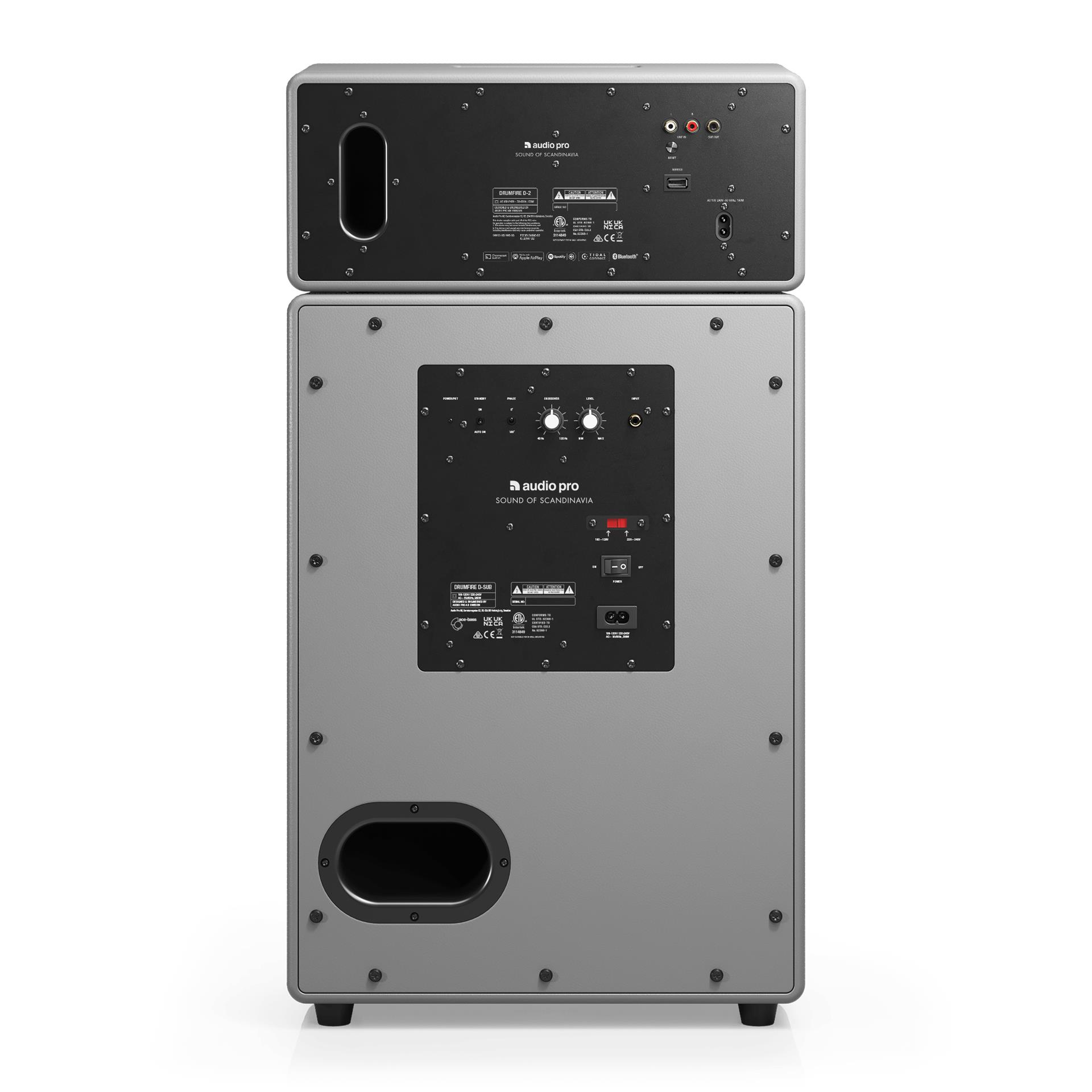 Audio Pro Drumfire II Стереодинамик, серый