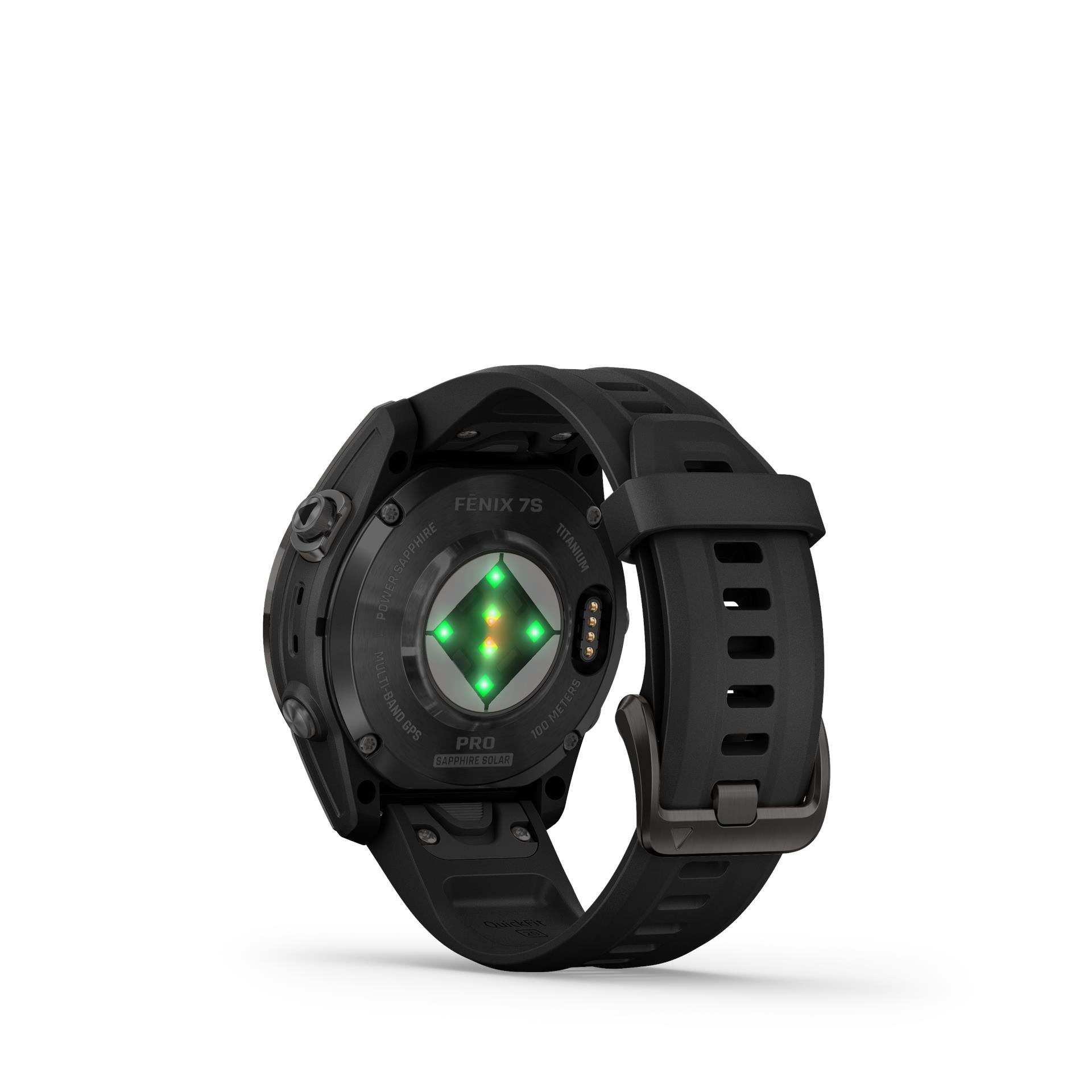 Garmin fēnix 7S Pro Sapphire Solar smartwatch, 42 mm, Carbon Grey