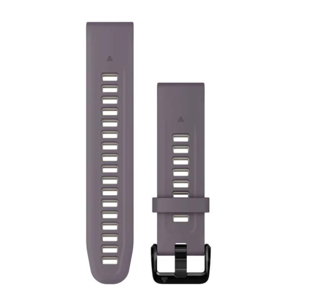 Garmin QuickFit 20 mm Silicone Watch Strap, Orchid/Light Sand