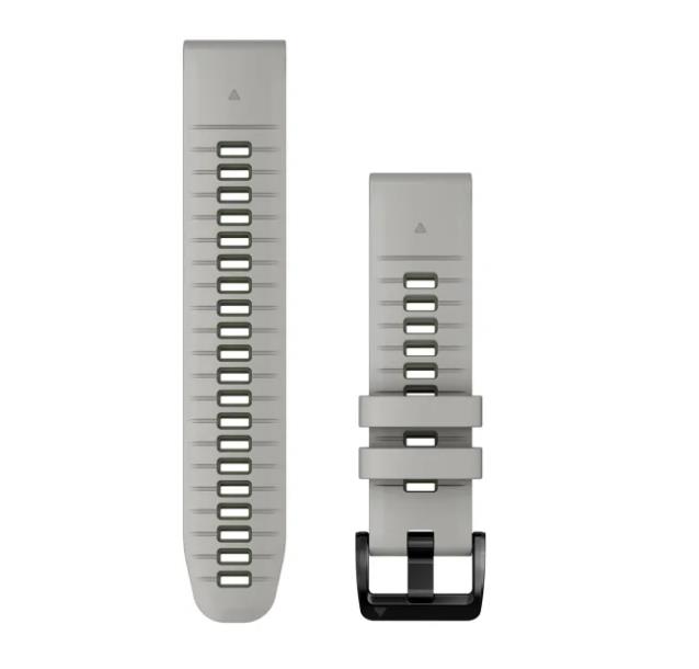 Garmin Quickfit 22 mm Watch Band, Fog Gray/Moss