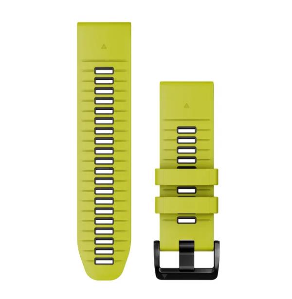Garmin QuickFit 26 Laikrodžio dirželis, Geltonai žalias / grafito spalvos