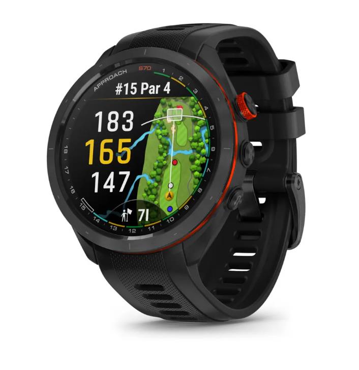 Approach S70, 47mm, Golf GPS, Black, EU/AUS/NZ