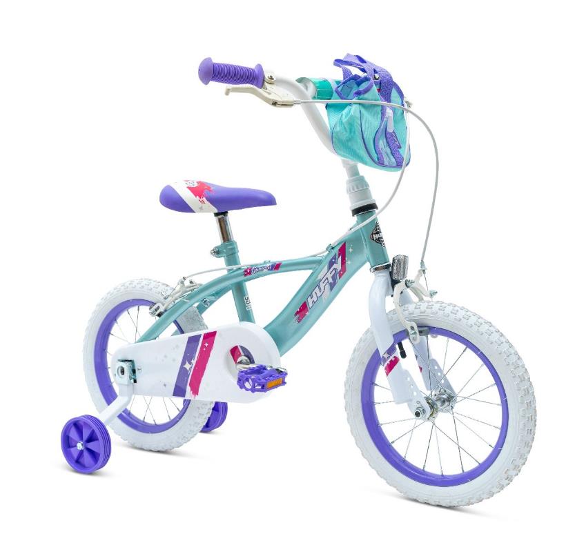Huffy Glimmer dviratis, 14 colių, "Teal" spalvos