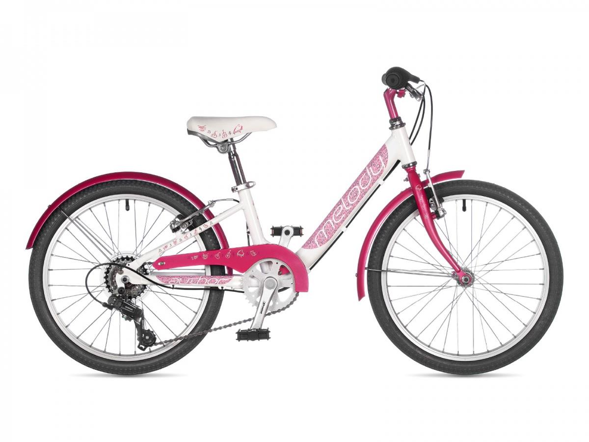 Author Melody 20'' Детский велосипед Белый/Жемчужно-розовый цвет