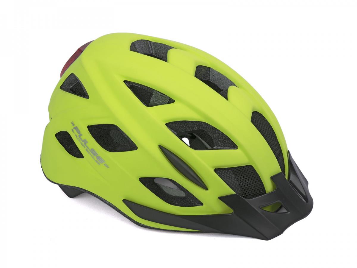 Author Helmet Pulse LED X8 52-58cm (171 yellow-neon)