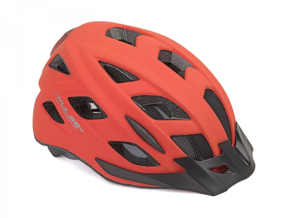 Author Helmet Pulse LED X8 58-61cm (185 red-neon)