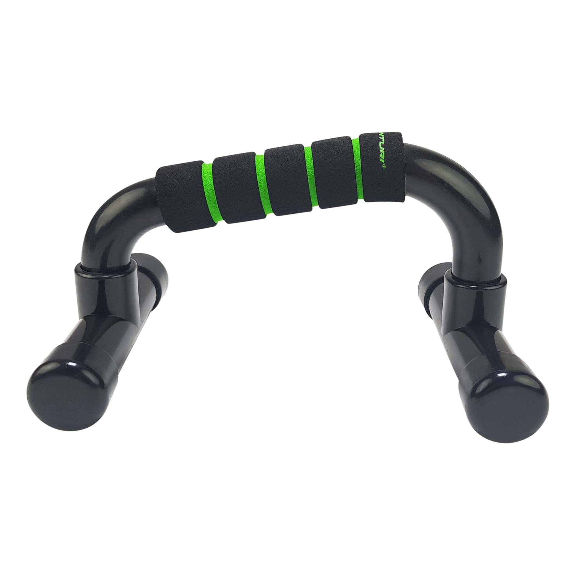 Tunturi Push Up Bar Atspiešanās rokturi, PVC, melni