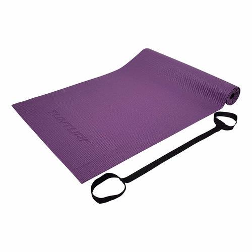 Коврик для йоги Tunturi ПВХ 4 мм фиолетовый