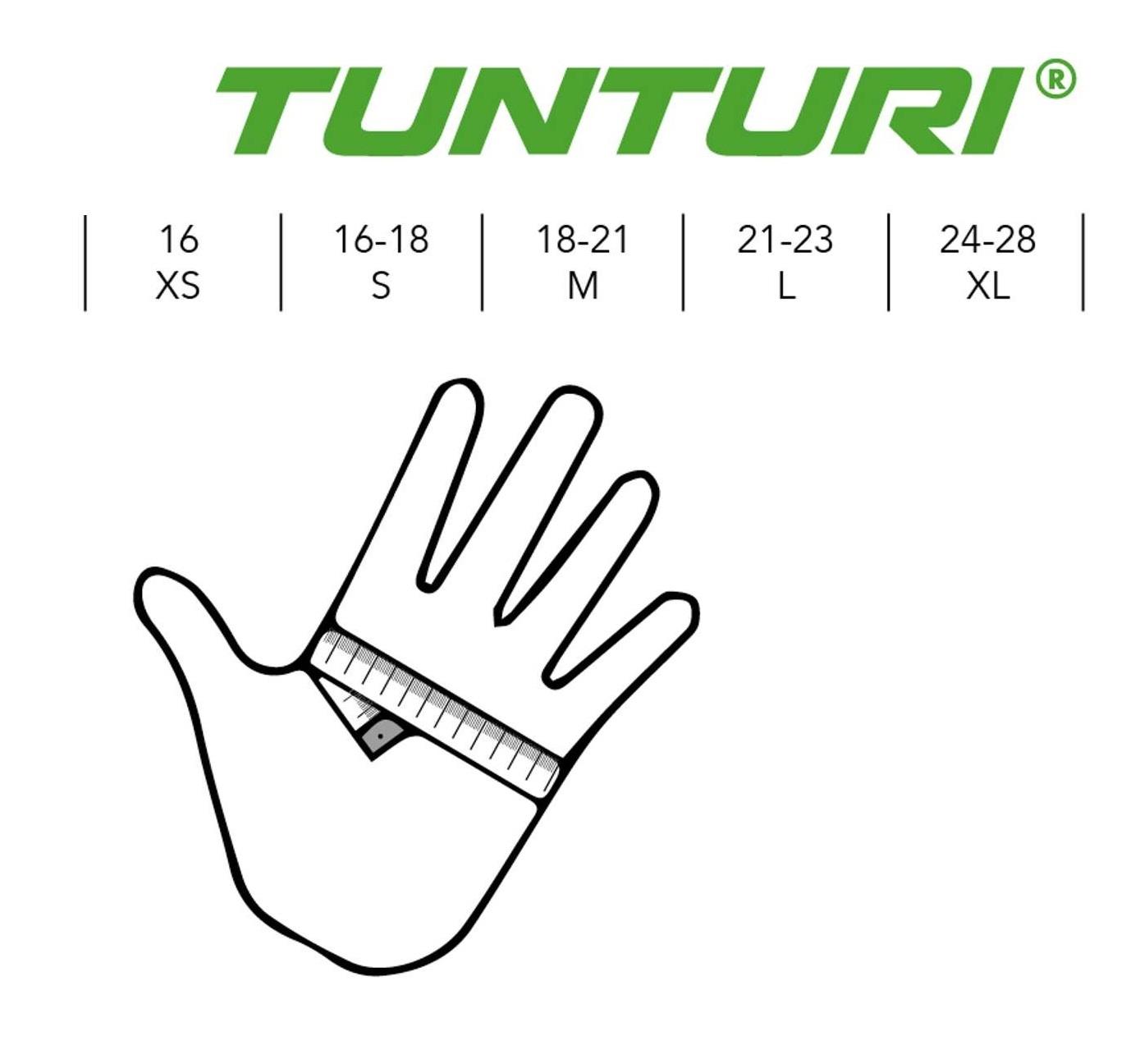 Tunturi Easy Fit Pro Fitness Gloves,XL, Black