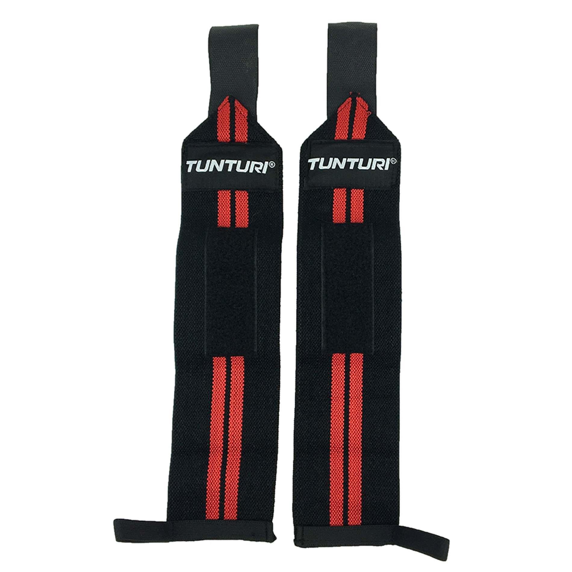 Tunturi Wrist Wraps Red, 2pcs