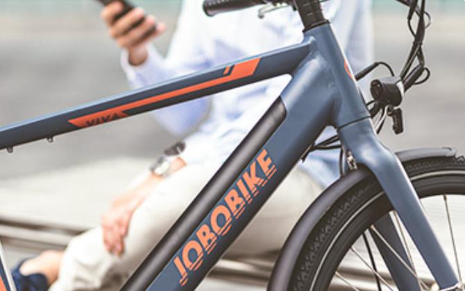 Jobobike Viva Bike, Blue, 10.4Ah