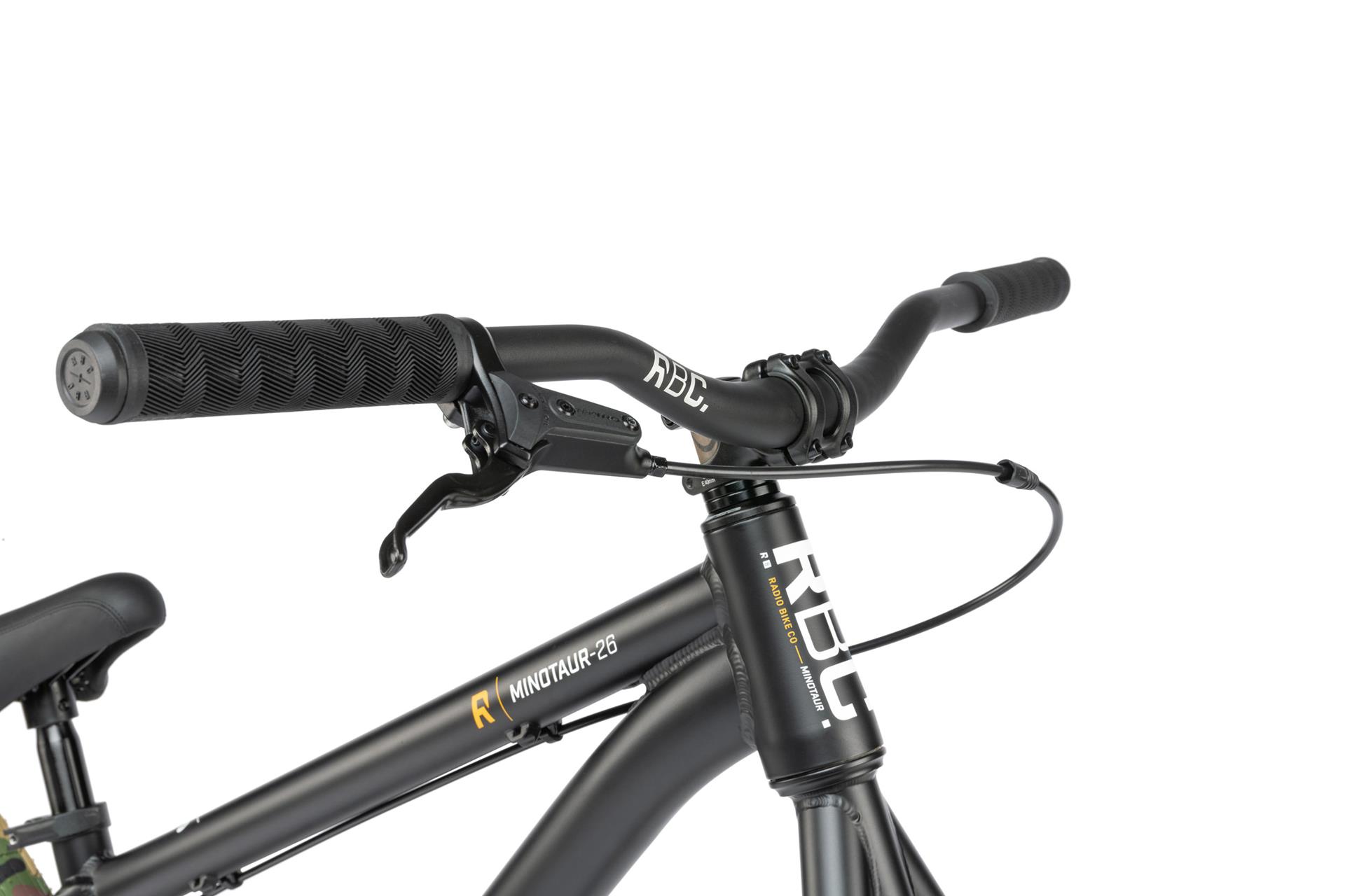Radio MINOTAUR Complete dviratis, 22.6''TT, juoda