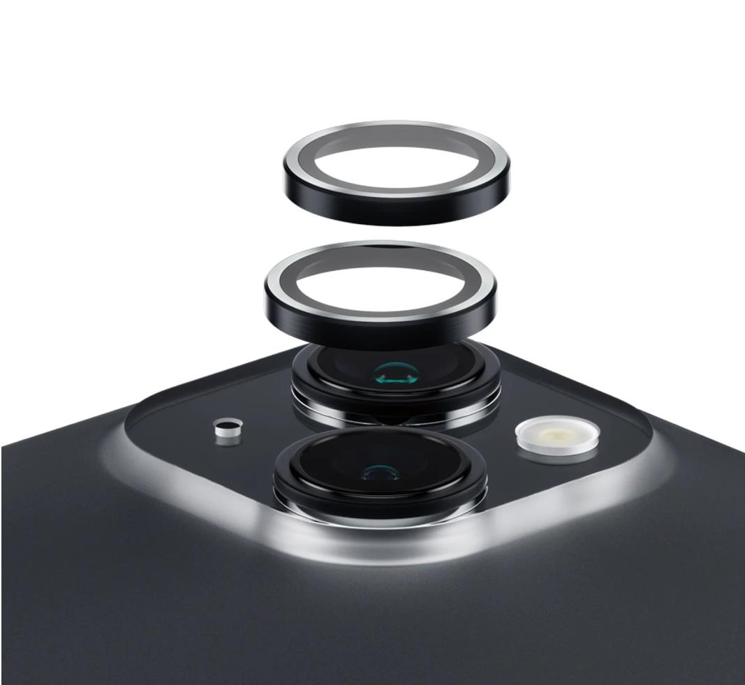 PanzerGlass™ Hoops Camera Lens Protector iPhone 15 | 15 Plus | Black
