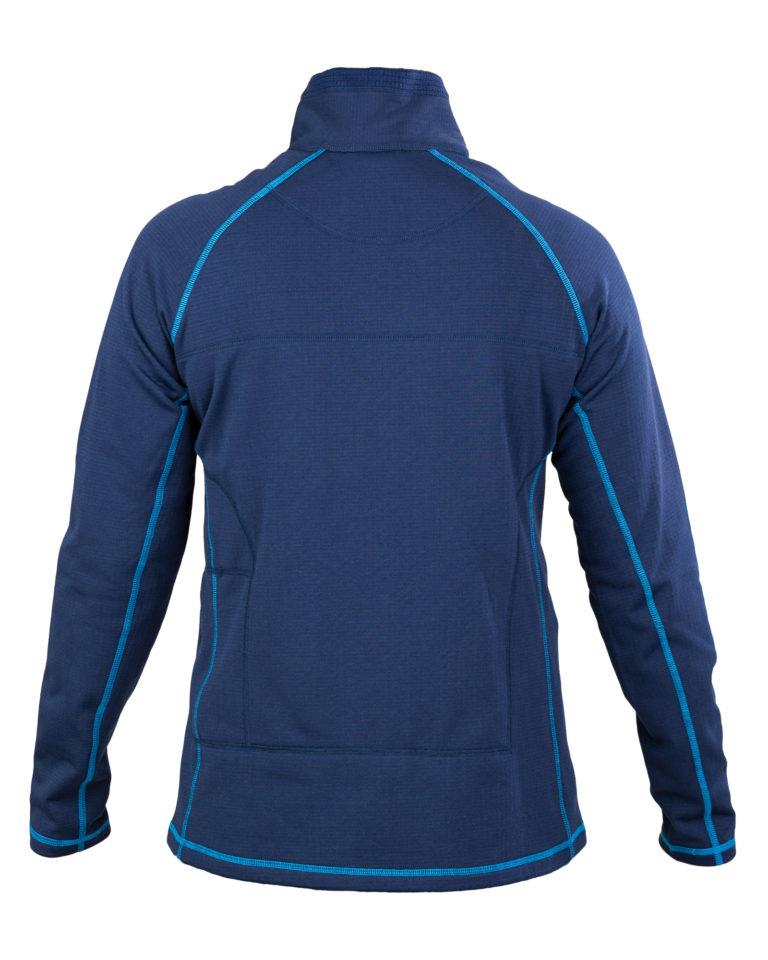 HeatX Heated Grid Fleece Womens Blue XS