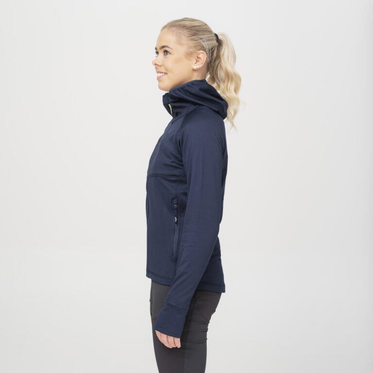 HeatX Heated Anyday Ziphood Womens Navy/Blue XS