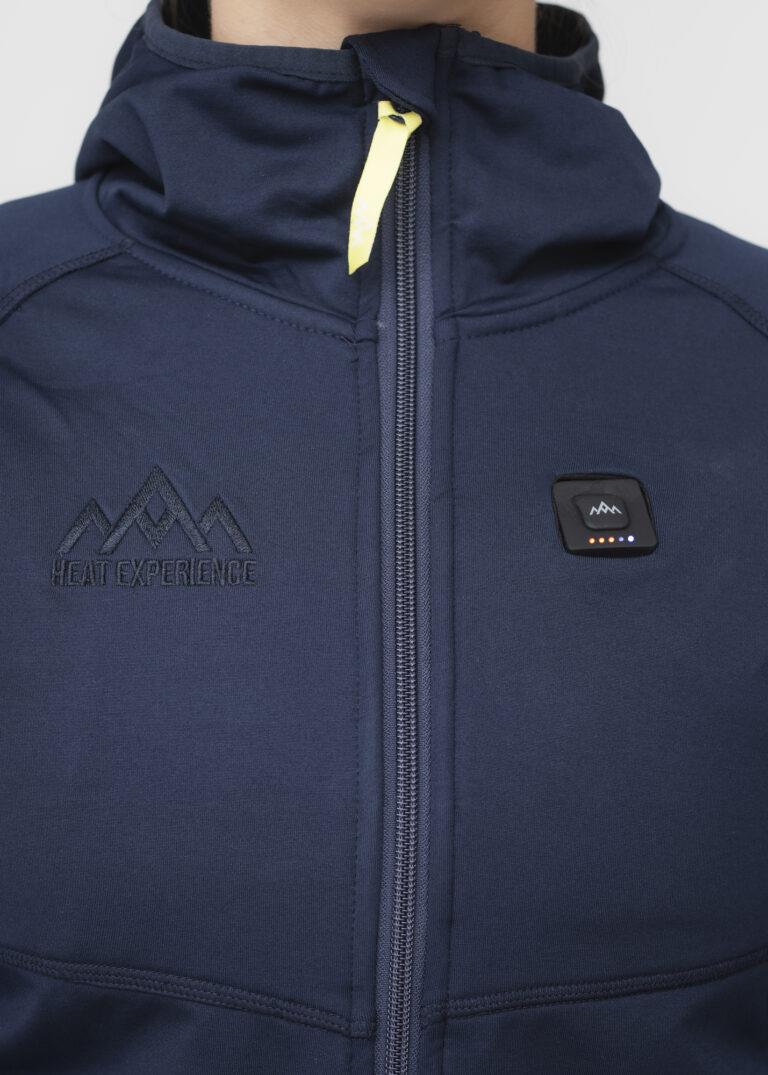 HeatX Heated Anyday Ziphood Womens Navy/Blue XS