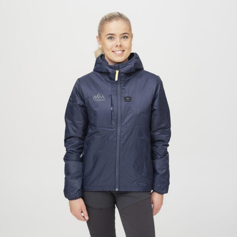 HeatX Heated Hybrid Jacket Womens Navy/Blue XL