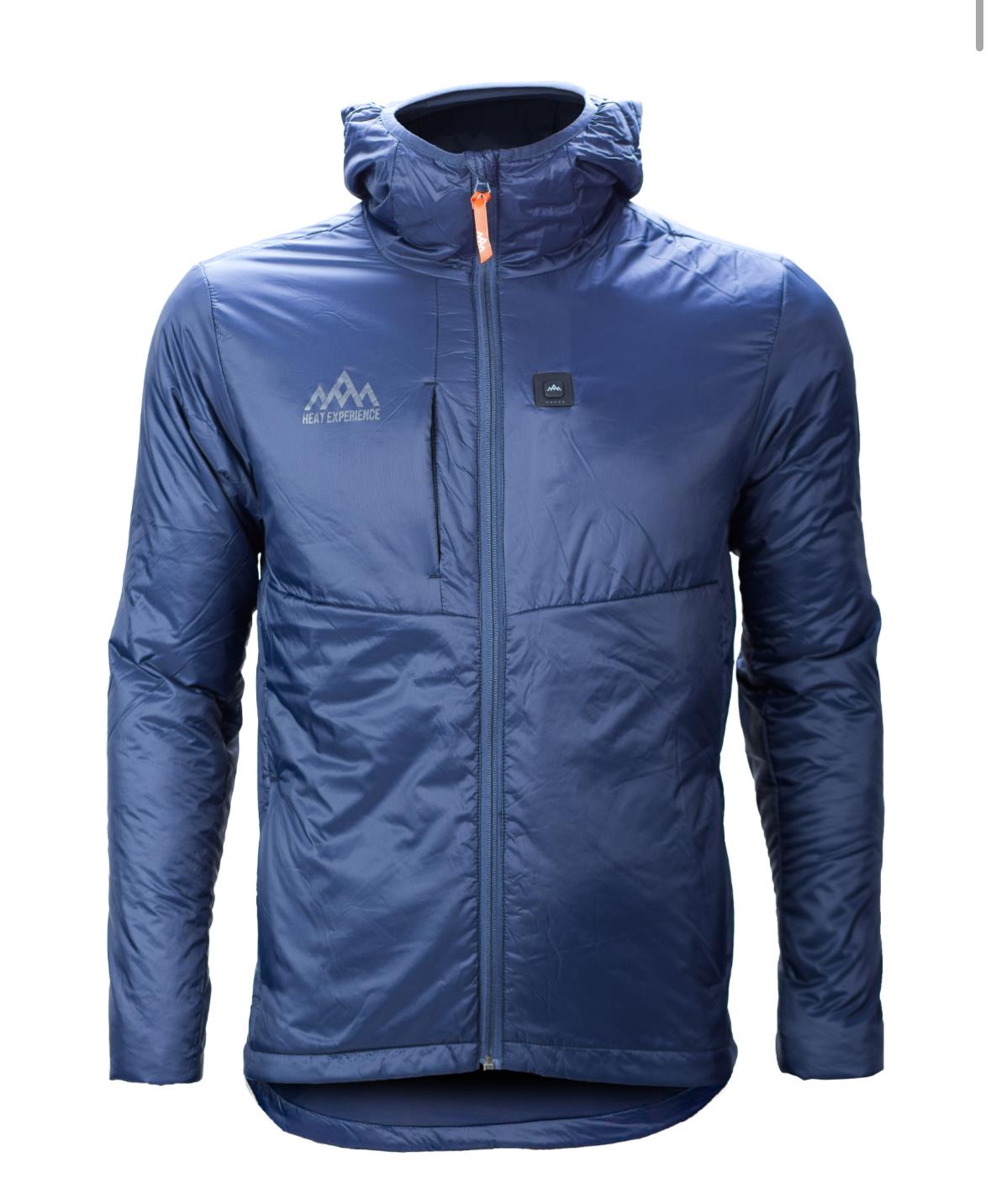 HeatX Hybrid Мужская куртка с подогревом, темно-синяя, XXL