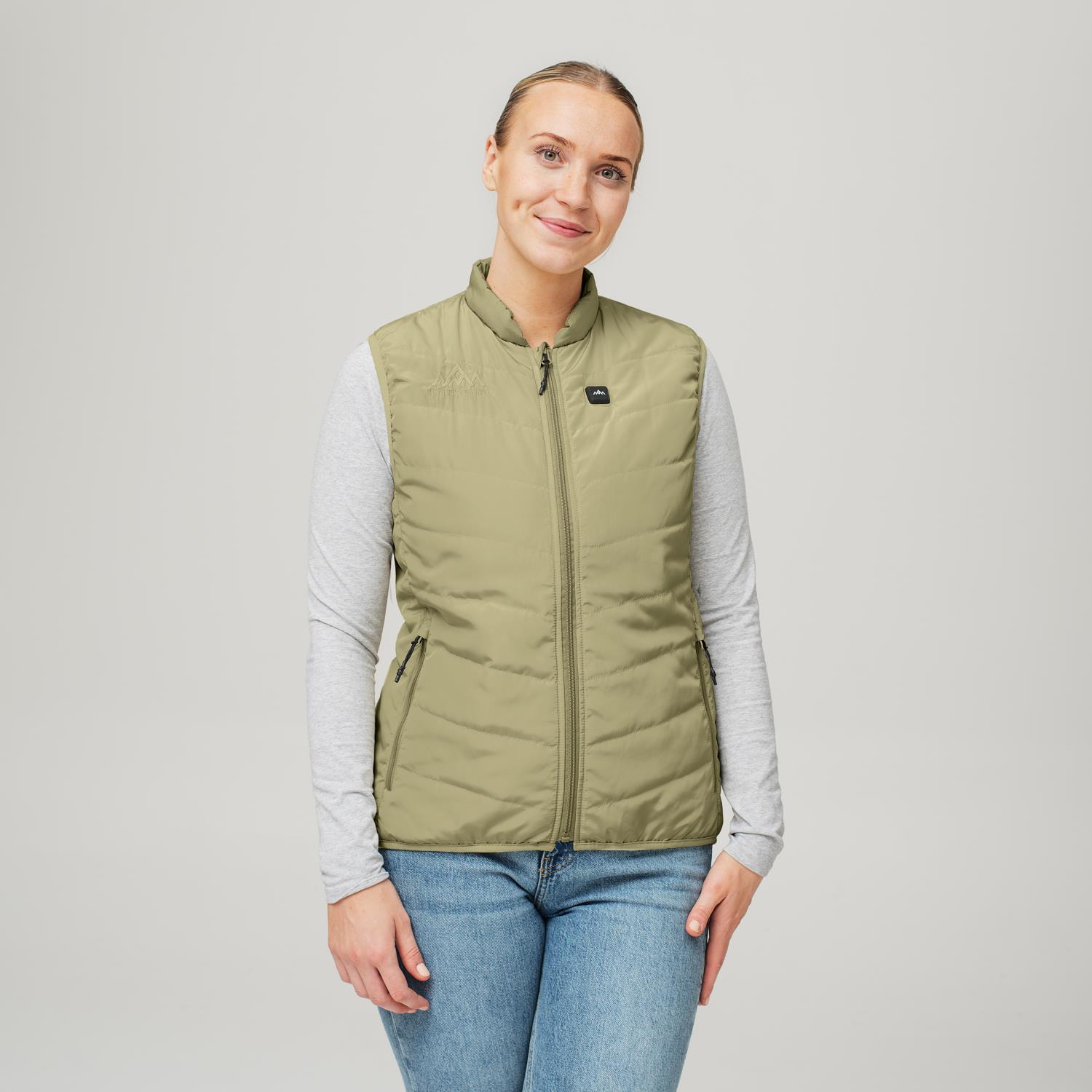 HeatX Heated Everyday Vest​ Womens, Green, S