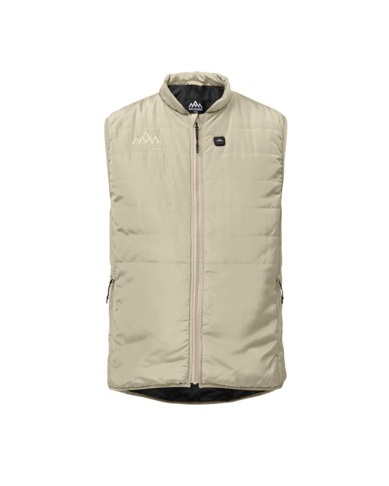 HeatX Heated Everyday Vest​ Mens, Beige, XL