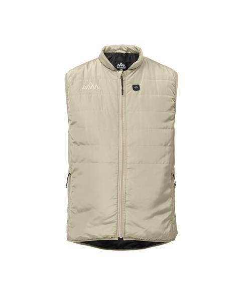 HeatX Heated Everyday Vest​ Mens, Beige, S