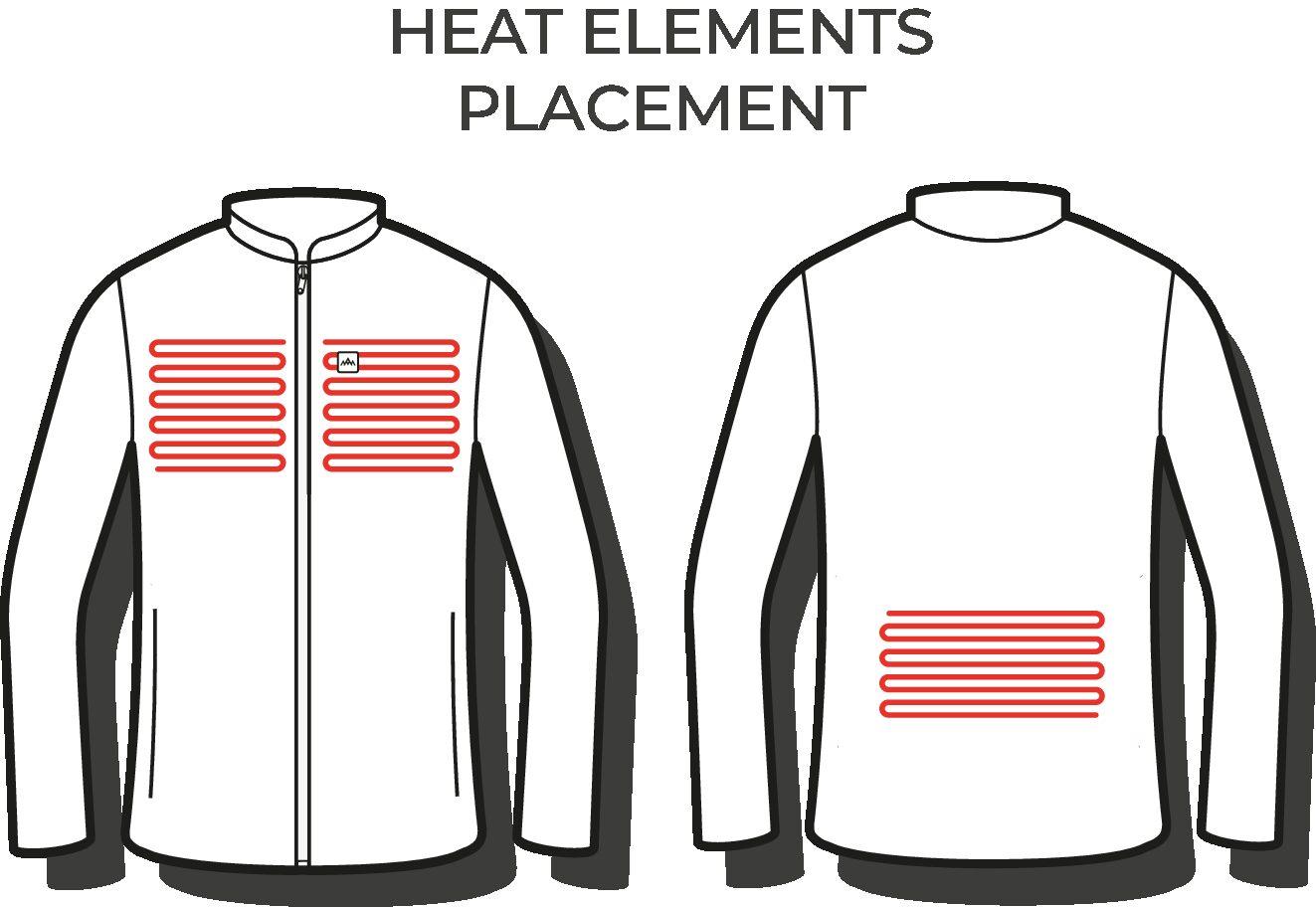 HeatX Heated Pile Fleece Unisex S