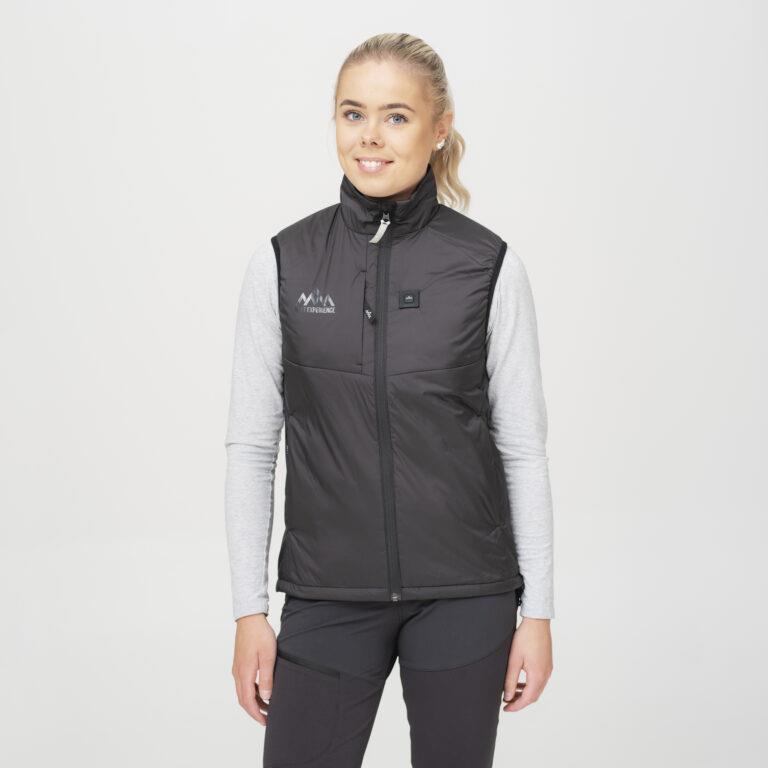 HeatX Heated Outdoor Vest Womens, Black, XL