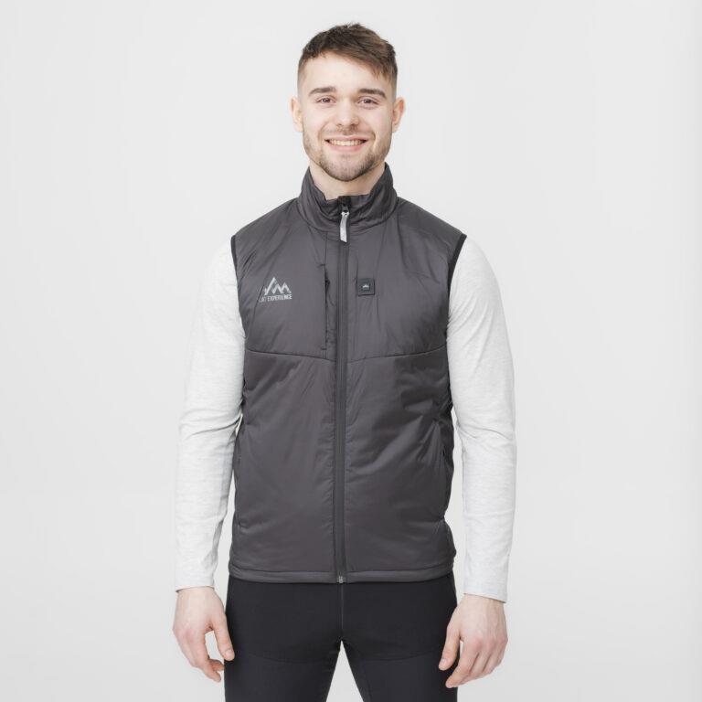 HeatX Outdoor Apsildāma veste vīriešiem, melna, XXL