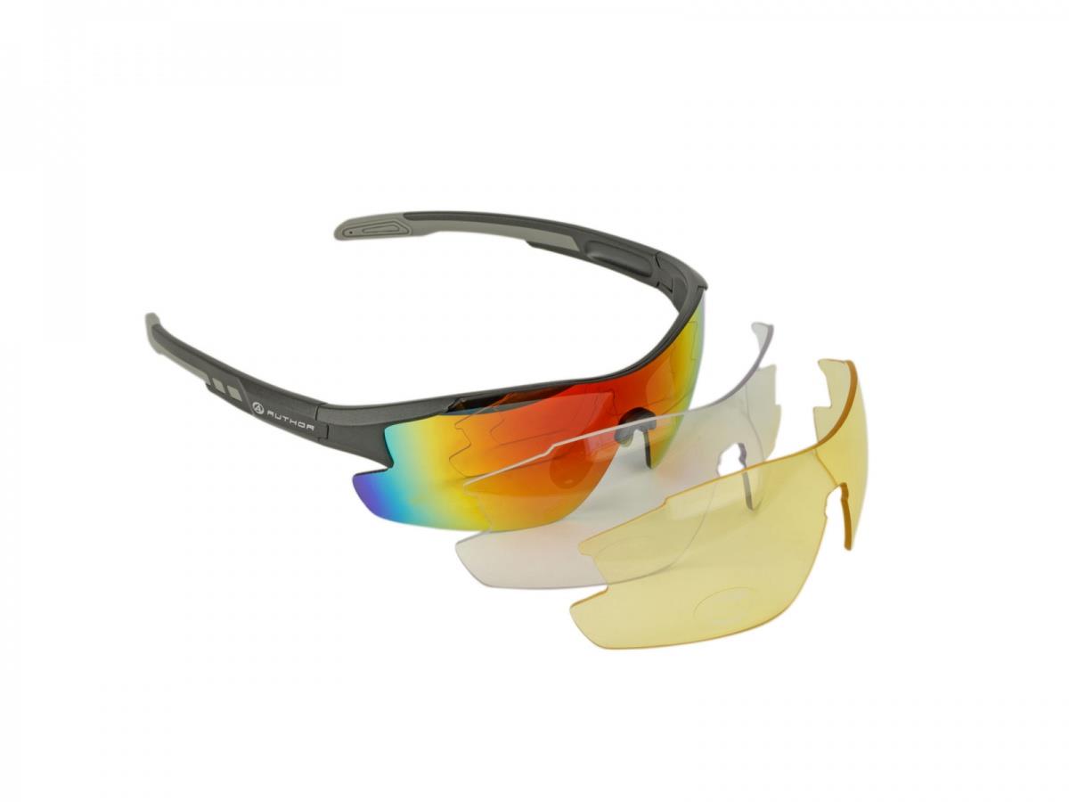 Author Vision LX Sportiniai akiniai nuo saulės, pilki
