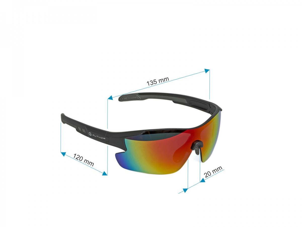 Author Vision LX Sportiniai akiniai nuo saulės, pilki