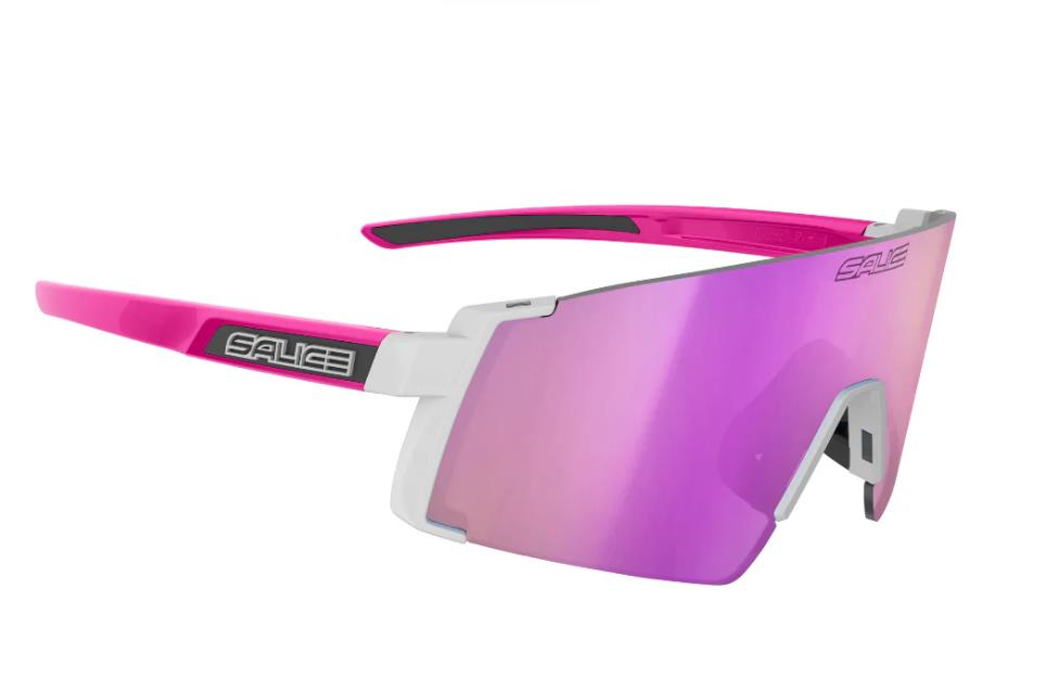 Salice 027RW Спортивные солнцезащитные очки, белые/фиолетовые
