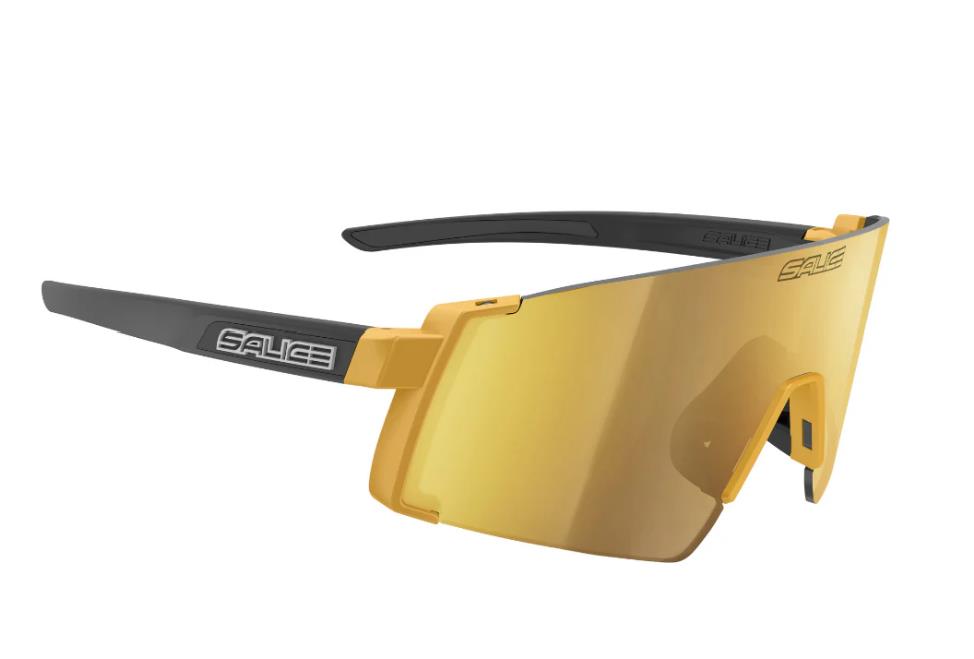 Salice 027RW Спортивные солнцезащитные очки, золотой цвет