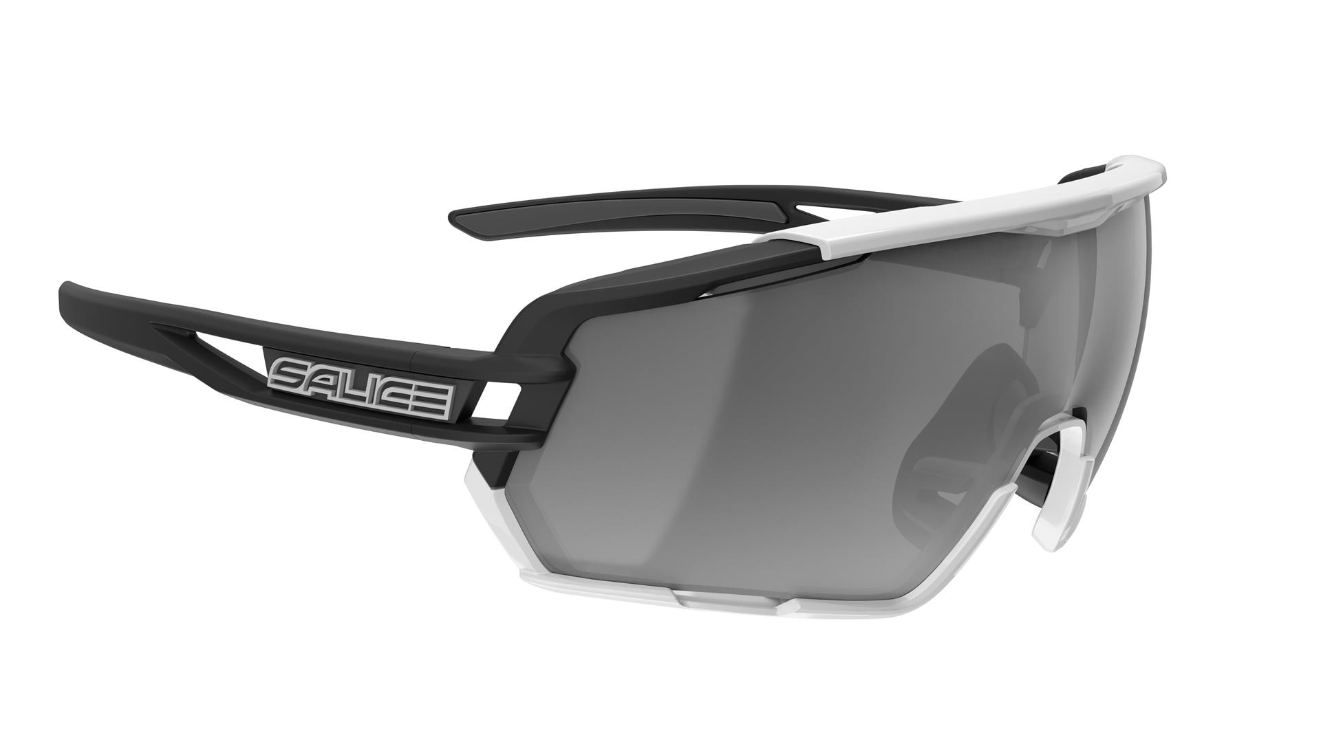 Salice 020RWX Sportiniai akiniai nuo saulės, juodi/balti