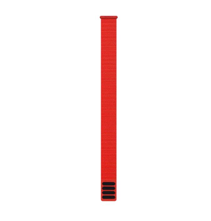 Garmin UltraFit Nailoninis laikrodžio dirželis, 26 mm, Liepsnos raudona