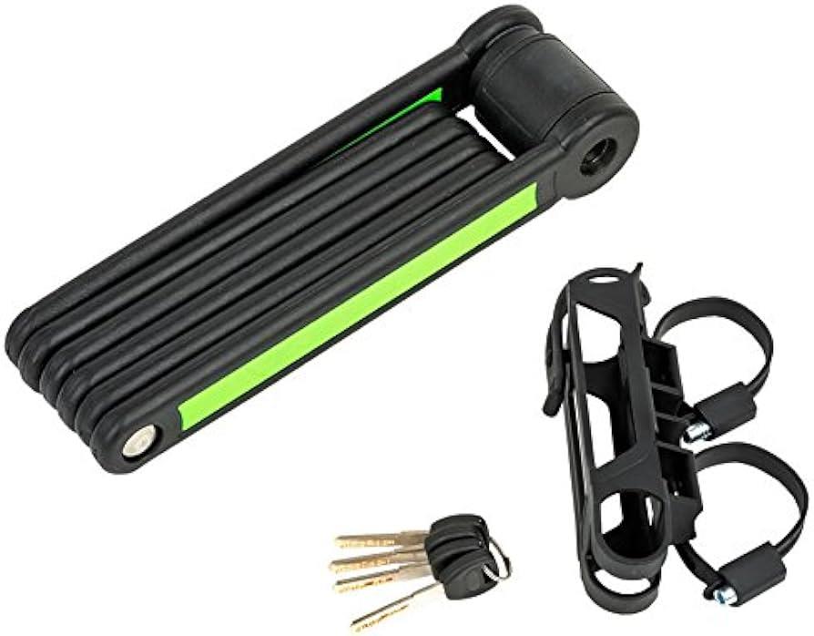 Author Foldable lock AUL FlexGuard-6 l.840mm (black/green)