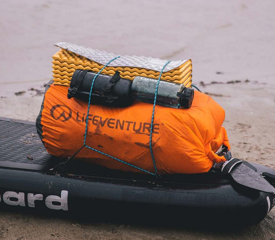 Lifeventure Ultralight Dry Bag Vandeniui atsparus maišelis, 75 litrai, oranžinis