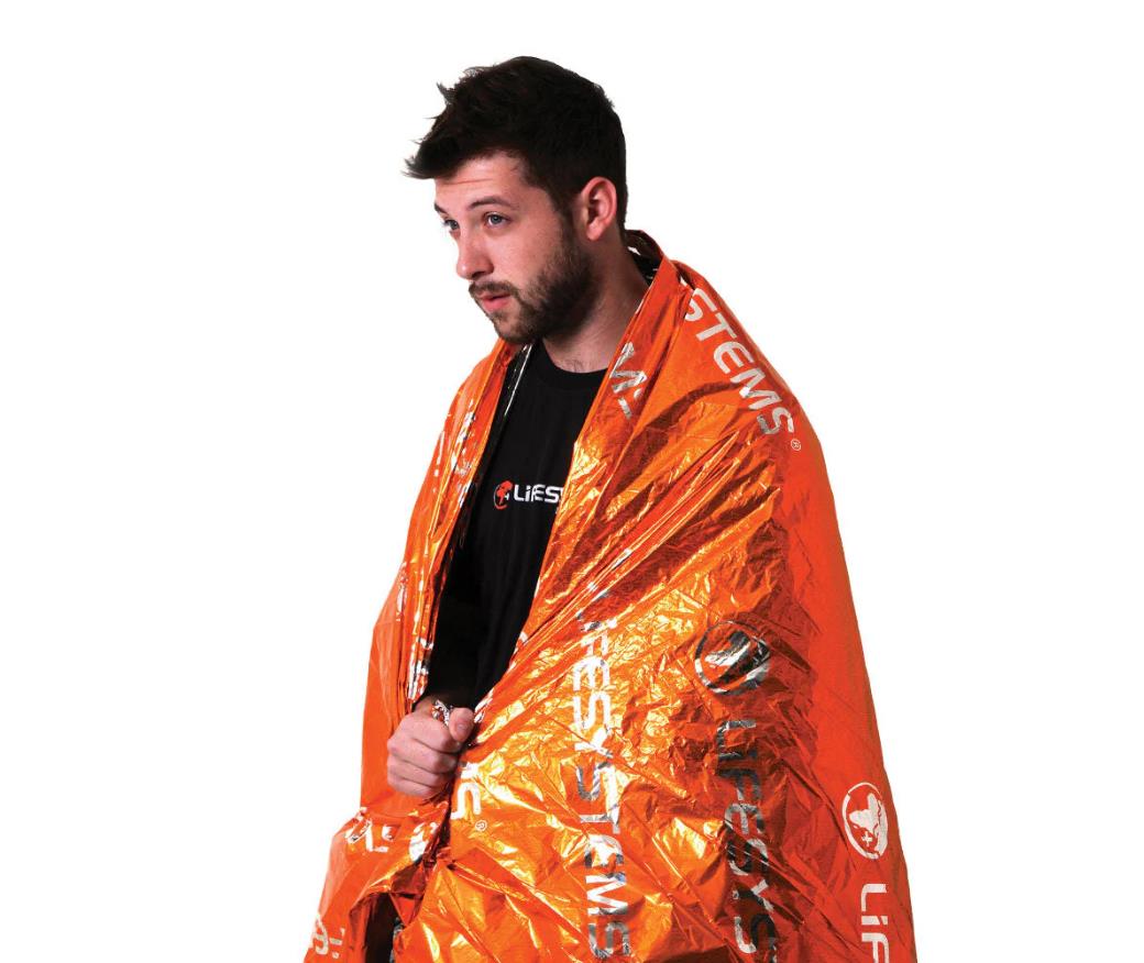 Lifesystems šiluminė antklodė, oranžinė, 210 x 140cm