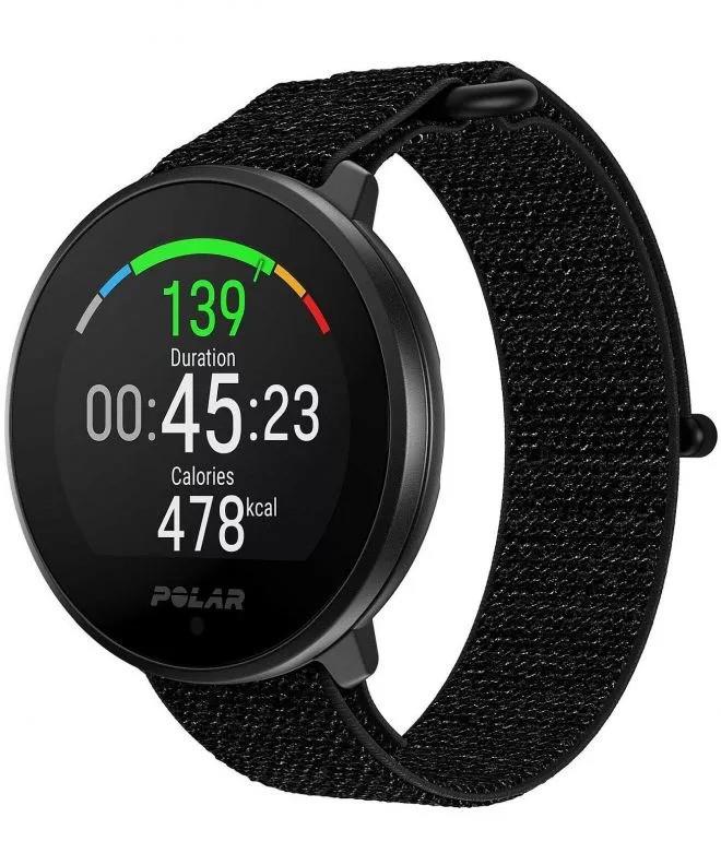 POLAR Unite Fitness watch, Black, M-L with Hook&Loop Wristband