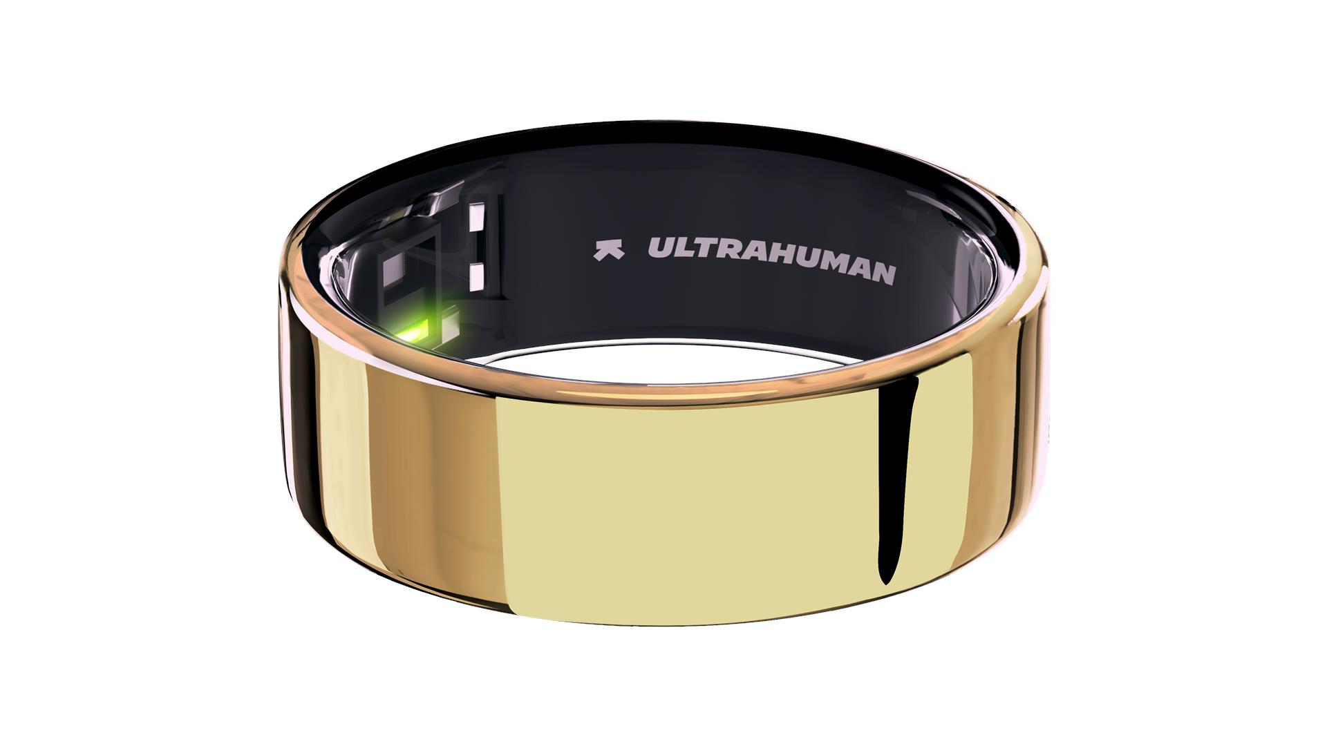 Ultrahuman Ring Air Кольцо, Золотой цвет, 12